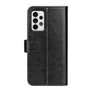 Samsung Galaxy A53 Hoesje, MobyDefend Wallet Book Case (Sluiting Achterkant), Zwart