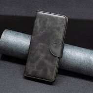Samsung Galaxy A73 Hoesje - MobyDefend Wallet Book Case Met Koord - Zwart