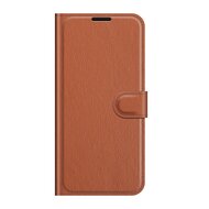 Samsung Galaxy S22 Hoesje, MobyDefend Kunstleren Wallet Book Case, Bruin