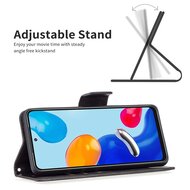Xiaomi 12 / 12X Hoesje - MobyDefend Wallet Book Case Met Koord - Zwart