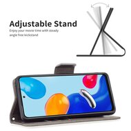 Xiaomi 12 / 12X Hoesje - MobyDefend Wallet Book Case Met Koord - Grijs
