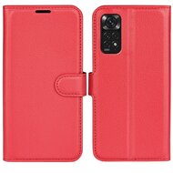 Xiaomi Redmi Note 11 / Note 11S Hoesje - MobyDefend Kunstleren Wallet Book Case (Sluiting Voorkant) - Rood