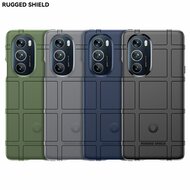 Motorola Edge 30 Pro Hoesje, Rugged Shield TPU Gelcase, Groen