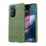 Motorola Edge 30 Pro Hoesje - Mobydefend Rugged Shield TPU Backcover - Groen