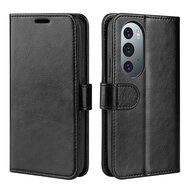 Motorola Edge 30 Pro Hoesje, MobyDefend Wallet Book Case (Sluiting Achterkant), Zwart
