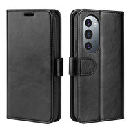 Motorola Edge 30 Pro Hoesje - MobyDefend Wallet Book Case (Sluiting Achterkant) - Zwart