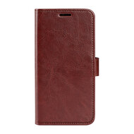 Motorola Edge 30 Pro Hoesje - MobyDefend Wallet Book Case (Sluiting Achterkant) - Bruin