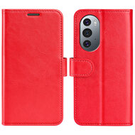 Motorola Edge 30 Pro Hoesje - MobyDefend Wallet Book Case (Sluiting Achterkant) - Rood
