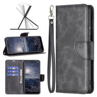 Nokia G11 / Nokia G21 Hoesje - MobyDefend Wallet Book Case Met Koord - Zwart