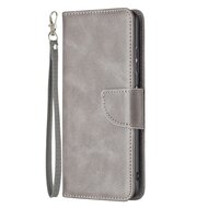 Nokia G11 / Nokia G21 Hoesje - MobyDefend Wallet Book Case Met Koord - Grijs