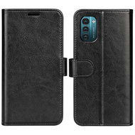 Nokia G11 / Nokia G21 Hoesje, MobyDefend Wallet Book Case (Sluiting Achterkant), Zwart