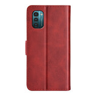 Nokia G11 / Nokia G21 Hoesje - MobyDefend Luxe Wallet Book Case (Sluiting Zijkant) - Rood