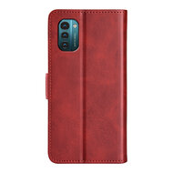 Nokia G11 / Nokia G21 Hoesje, MobyDefend Luxe Wallet Book Case (Sluiting Zijkant), Rood