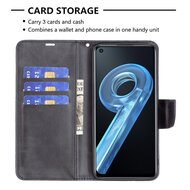 Oppo Find X5 Hoesje - MobyDefend Wallet Book Case Met Koord - Zwart