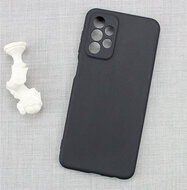 Samsung Galaxy A23 Hoesje - MobyDefend TPU Backcover - Mat Zwart