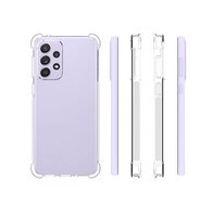 Samsung Galaxy A33 Hoesje - MobyDefend Transparante Shockproof TPU Backcover - Verstevigde Hoeken - Volledig Doorzichtig