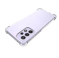 Samsung Galaxy A33 Hoesje - MobyDefend Transparante Shockproof TPU Backcover - Verstevigde Hoeken - Volledig Doorzichtig