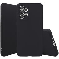 Samsung Galaxy A33 Hoesje - MobyDefend TPU Backcover - Mat Zwart