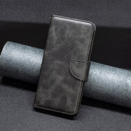 Motorola Edge 30 Pro Hoesje - MobyDefend Wallet Book Case Met Koord - Zwart