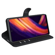 Motorola Edge 30 Pro Hoesje - MobyDefend Kunstleren Wallet Book Case (Sluiting Voorkant) - Zwart