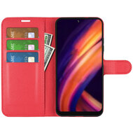 Motorola Edge 30 Pro Hoesje - MobyDefend Kunstleren Wallet Book Case (Sluiting Voorkant) - Rood