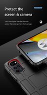 Motorola Moto G22 Hoesje - Mobydefend Rugged Shield TPU Backcover - Zwart