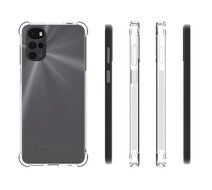 Motorola Moto G22 Hoesje - MobyDefend Transparante Shockproof TPU Backcover - Verstevigde Hoeken - Volledig Doorzichtig