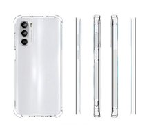 Motorola Moto G52 Hoesje - MobyDefend Transparante Shockproof TPU Backcover - Verstevigde Hoeken - Volledig Doorzichtig