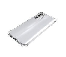 Motorola Moto G52 Hoesje - MobyDefend Transparante Shockproof TPU Backcover - Verstevigde Hoeken - Volledig Doorzichtig