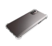 Nokia G11 / Nokia G21 Hoesje, MobyDefend Transparante Shockproof TPU Gelcase, Verstevigde Hoeken, Volledig Doorzichtig