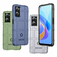 Oppo A76 / Oppo A96 Hoesje, Rugged Shield TPU Gelcase, Groen