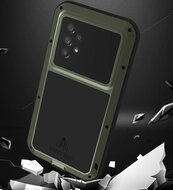 Samsung Galaxy A53 Hoes - Love Mei Metalen Case - Extreme Protection - Groen