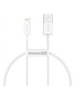 Baseus USB-A naar Lightning kabel, 0,25 Meter, Wit