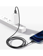 Baseus USB-A naar Lightning kabel, 1 Meter, Zwart