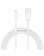 Baseus USB-A naar Lightning kabel - 2 Meter - Wit
