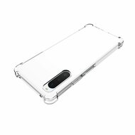 Sony Xperia 10 IV Hoesje - MobyDefend Transparante Shockproof TPU Backcover - Verstevigde Hoeken - Volledig Doorzichtig