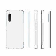 Sony Xperia 10 IV Hoesje, MobyDefend Transparante Shockproof TPU Gelcase, Verstevigde Hoeken, Volledig Doorzichtig