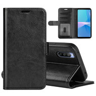 Sony Xperia 10 IV Hoesje, MobyDefend Wallet Book Case (Sluiting Achterkant), Zwart