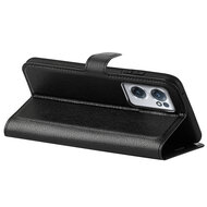 OnePlus Nord CE 2 Hoesje - MobyDefend Kunstleren Wallet Book Case (Sluiting Voorkant) - Zwart
