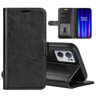 OnePlus Nord CE 2 Hoesje - MobyDefend Wallet Book Case (Sluiting Achterkant) - Zwart