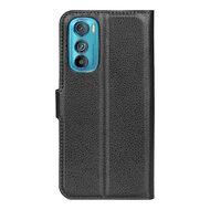 Motorola Edge 30 Hoesje - MobyDefend Kunstleren Wallet Book Case (Sluiting Voorkant) - Zwart