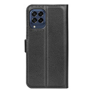 Samsung Galaxy M53 Hoesje - MobyDefend Kunstleren Wallet Book Case (Sluiting Voorkant) - Zwart