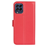 Samsung Galaxy M53 Hoesje, MobyDefend Kunstleren Wallet Book Case (Sluiting Voorkant), Rood