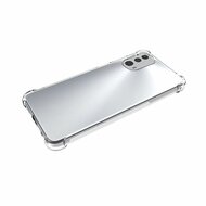 Motorola Moto E32 / E32S Hoesje - MobyDefend Transparante Shockproof TPU Backcover - Verstevigde Hoeken - Volledig Doorzichtig