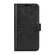 Motorola Moto E32 / E32S Hoesje, MobyDefend Wallet Book Case (Sluiting Achterkant), Zwart