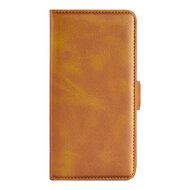 Nokia C2-2E Hoesje - MobyDefend Luxe Wallet Book Case (Sluiting Zijkant) - Lichtbruin