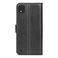 Nokia C2-2E Hoesje - MobyDefend Kunstleren Wallet Book Case (Sluiting Voorkant) - Zwart