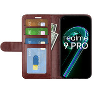 OnePlus Nord CE 2 Lite Hoesje - MobyDefend Wallet Book Case (Sluiting Achterkant) - Bruin