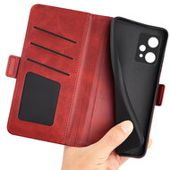 OnePlus Nord CE 2 Lite Hoesje - MobyDefend Luxe Wallet Book Case (Sluiting Zijkant) - Rood
