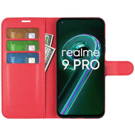 OnePlus Nord CE 2 Lite Hoesje, MobyDefend Kunstleren Wallet Book Case (Sluiting Voorkant), Rood